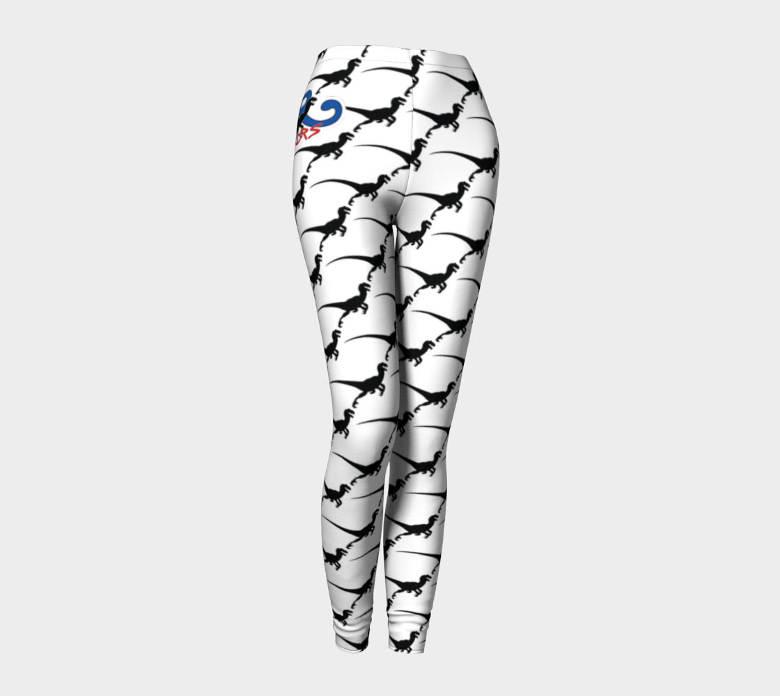 TR Raptors Patterned Leggings - White