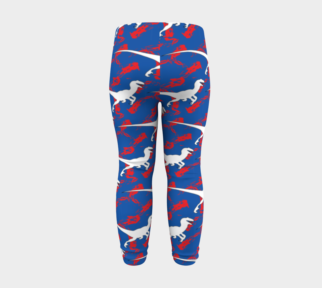 TR Raptors Patterned Baby Leggings - Blue