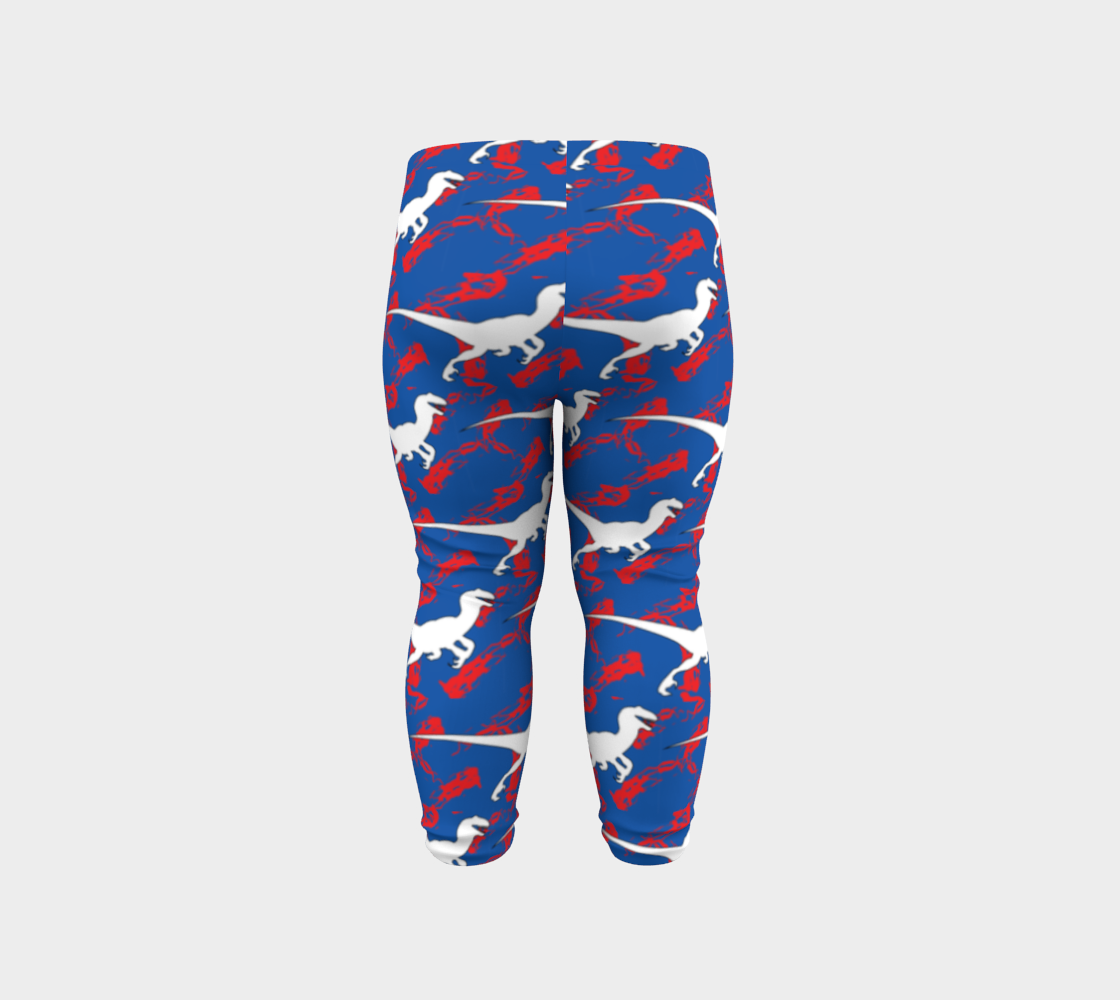 TR Raptors Patterned Baby Leggings - Blue