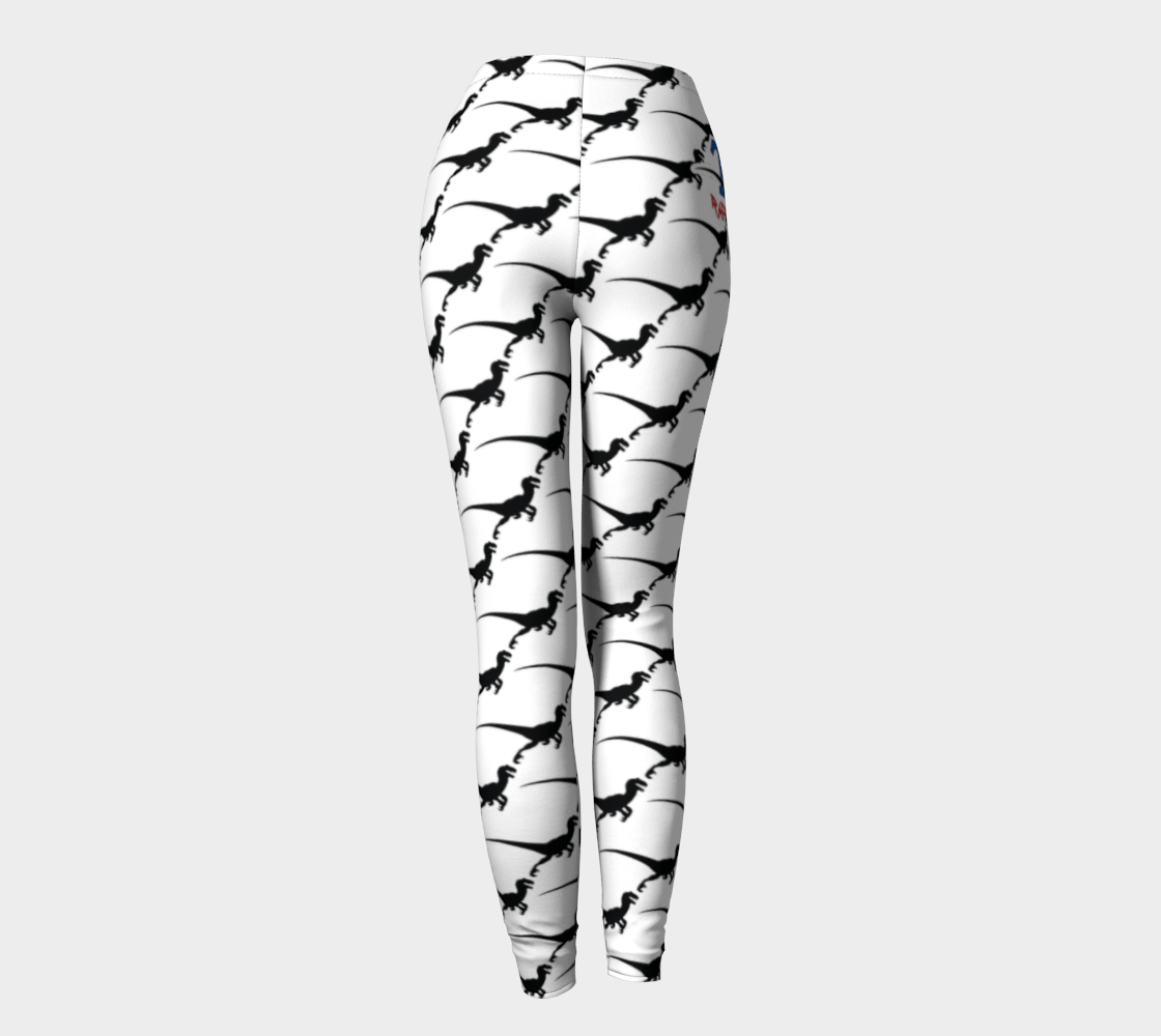 TR Raptors Patterned Leggings - White