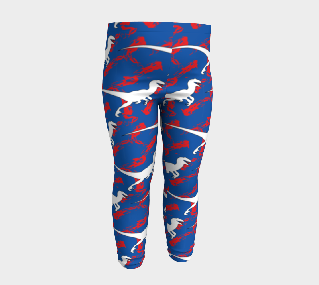 TR Raptors Patterned Baby Leggings - Blue