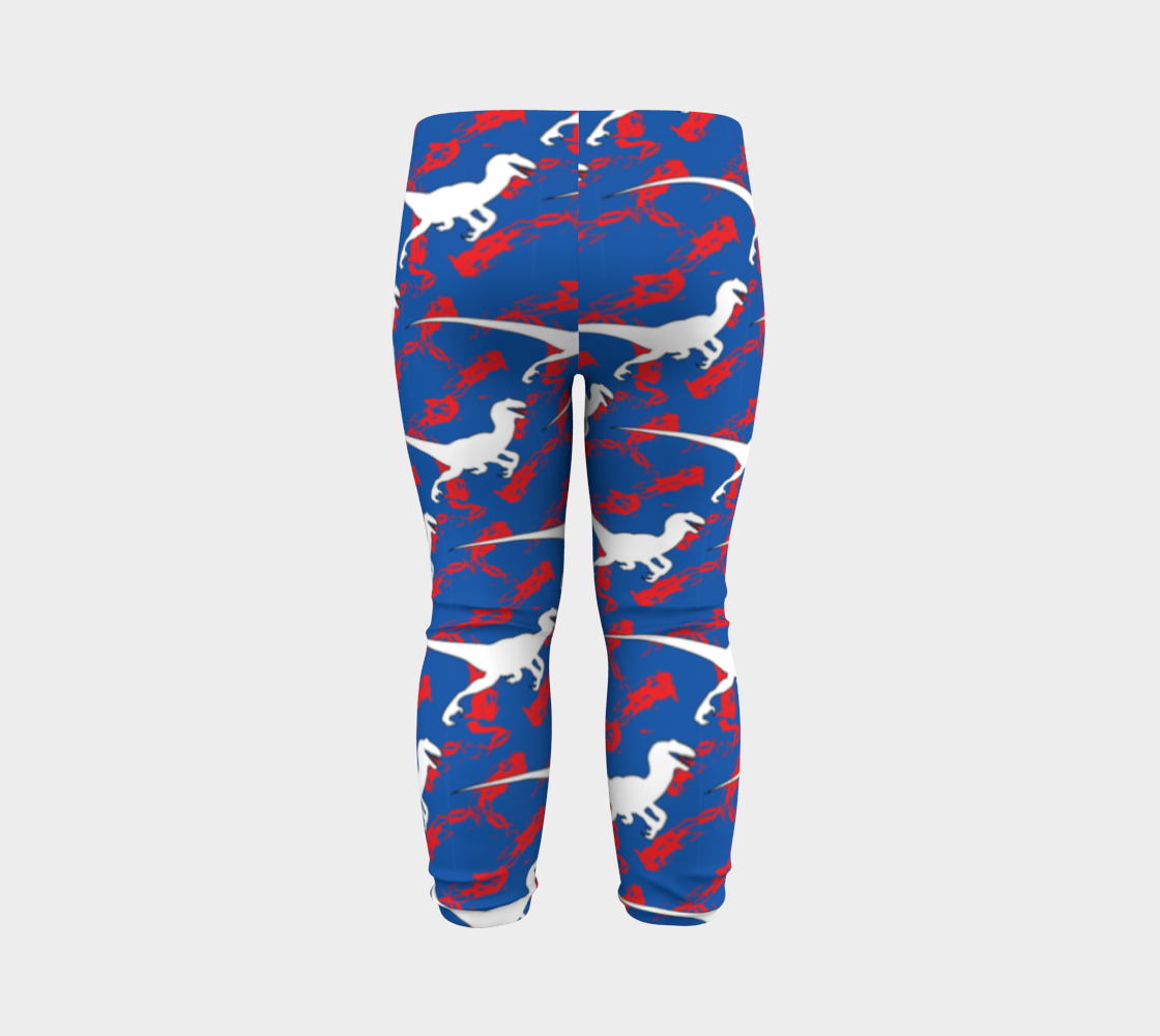 TR Raptors Patterned Baby Leggings - Blue